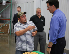 Governor Scott Walker Visiting Spiros Industries