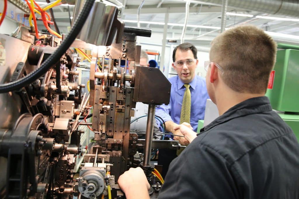 Scott Walker at Spiros Industries