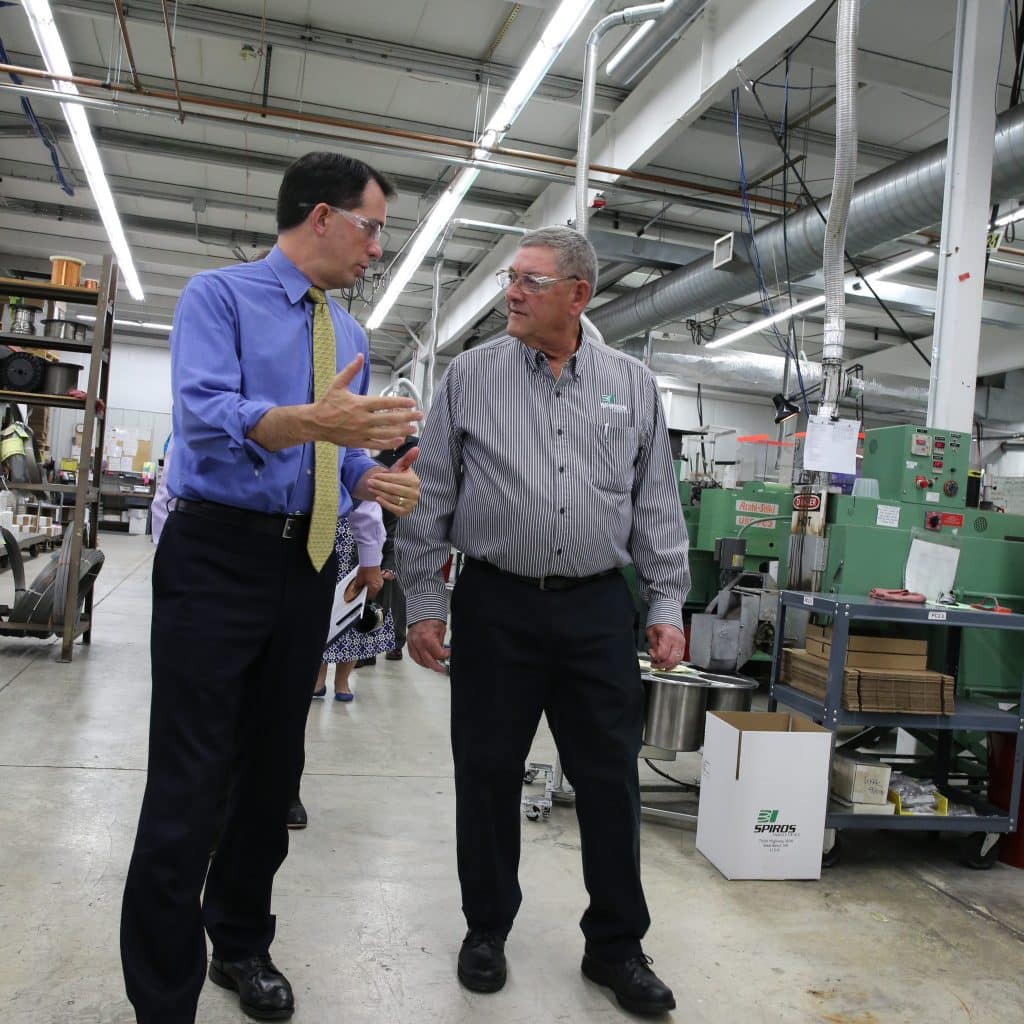 Scott Walker at Spiros Industries